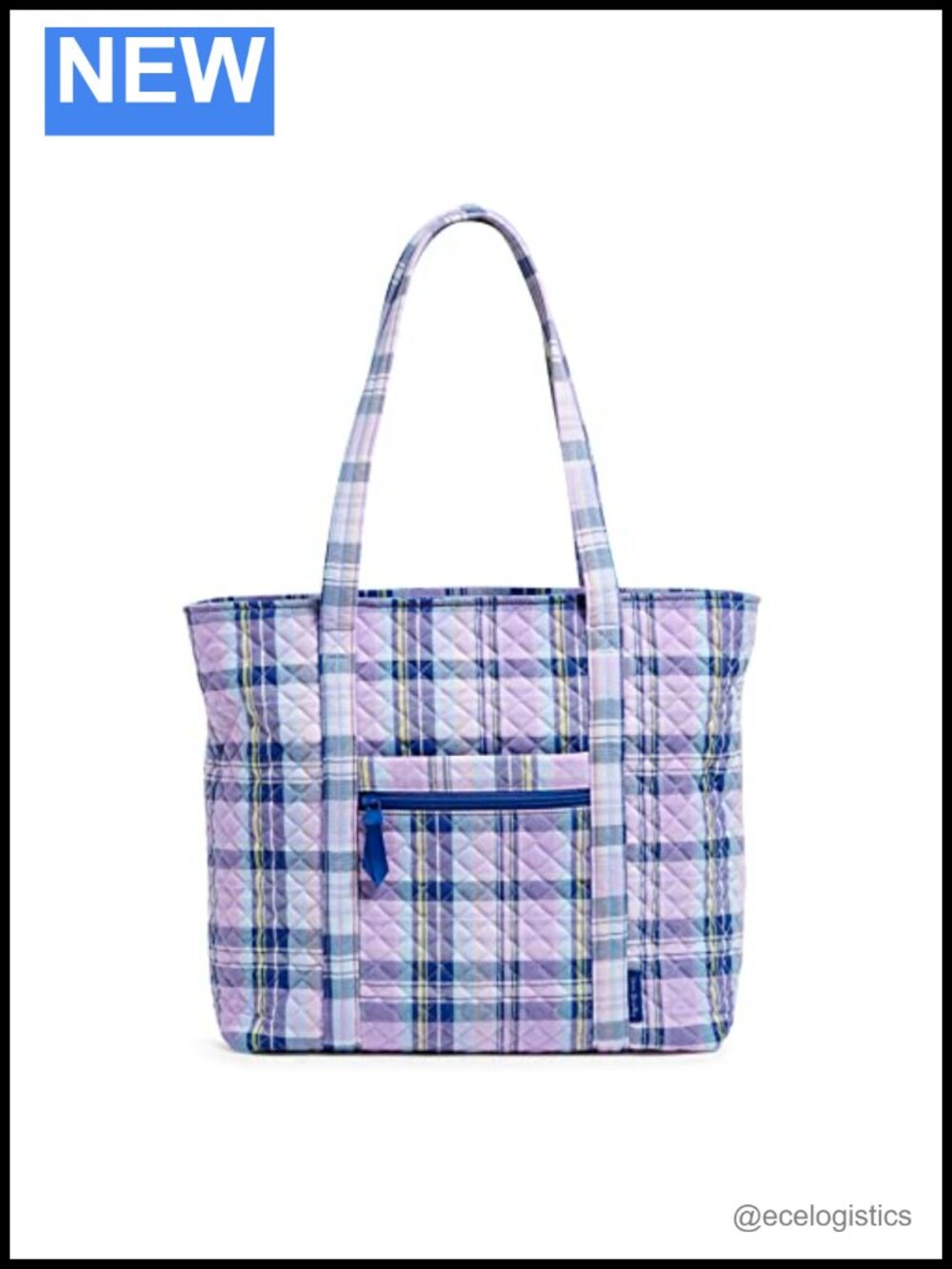 Recycled Cotton Vera Tote Bag - Machine Washable, 9 Pockets